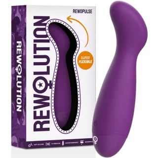 G-Punkt-Vibrator Rewolution Rewopulse biegsam Lila 14 x 4 cm