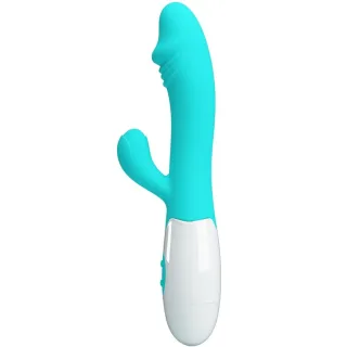 Rabbit-Vibrator Snappy mit 30 Modi Türkis