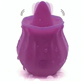 Zungenvibrator Fig Lila 7,5 x 5,5 cm