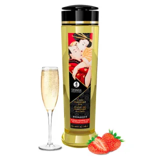 Massageöl Romance Erdbeere und Sekt 240 ml