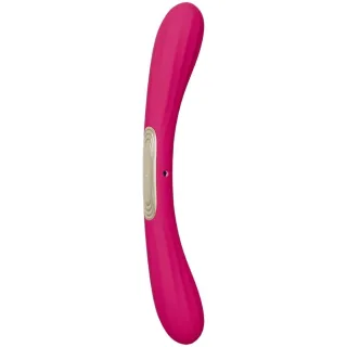 Boomerang Doppelvibrator Kirschrot