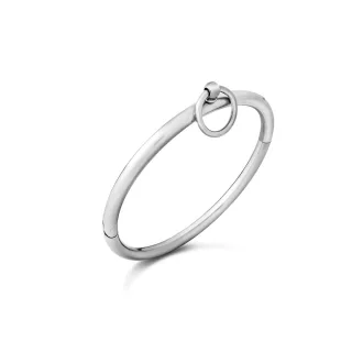 Dezentes BDSM Halsband aus geb?rstetem Edelstahl, mit O-Ring Innen ? 150 mm, Halsumfang bis 47,1 cm