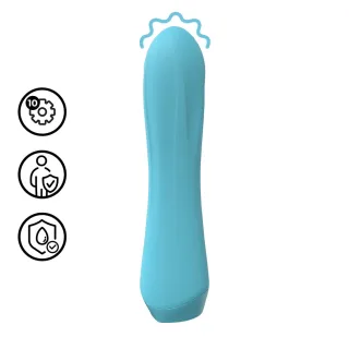 Mini-Vibrator Blau 13,5 x Ø 2,9 cm