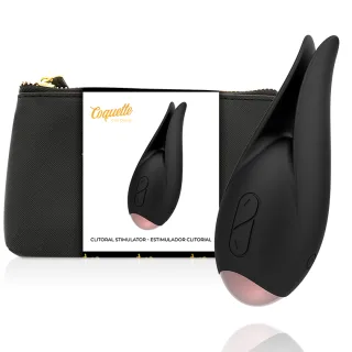 Vibrator Chic Desire Klitoralstimulator Blüte Schwarz 5,9 cm