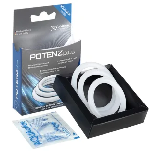 Joydivision Toys - POTENZplus - 3 Penisringe - transparent - S/M/L