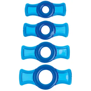Penisring-Set Blau 3,3 x Ø 3,3 cm