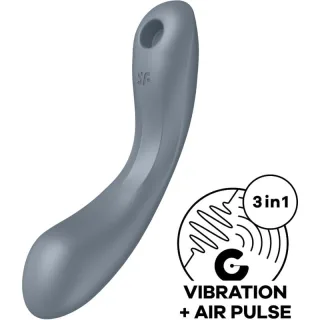 Vibrator Curvy Trinity 1 Air Pulse Grau
