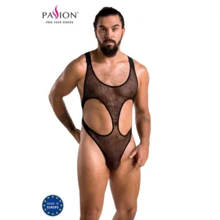 Harness Leon Passion Men Netz-Body mit Ausschnitten Schwarz S/M