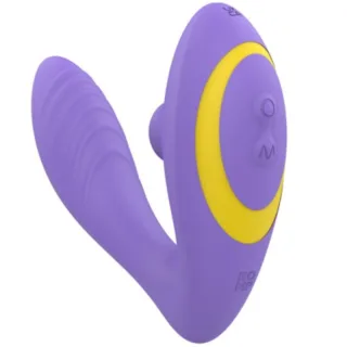 Auflegevibrator Reverb für G-Punkt und Klitoris Lila