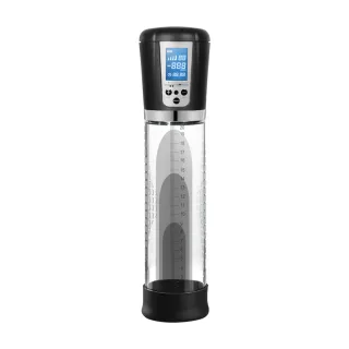 Penispumpe Premium automatisch mit Akku und LCD Durchsichtig 29 x Ø 6,5 cm