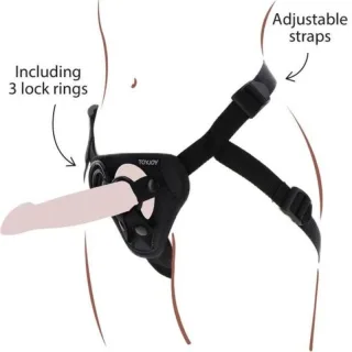 Strap-on Get Real Geschirr Schwarz