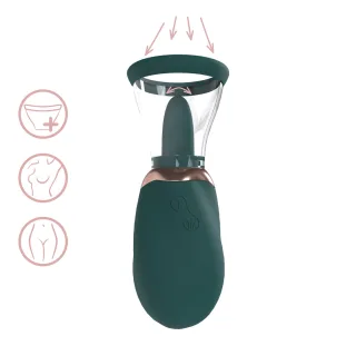 Vulva- und Brustpumpe Boost mit Akku Waldgrün 6,3 cm