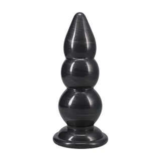 Analplug Triple Payload Gun Metal 19,6 x Ø 7,6 cm