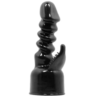 Wand-Aufsatz Power Head Super Dong Schwarz