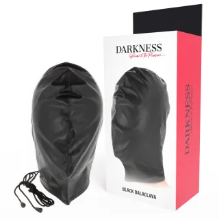 Maske Kopfhaube ohne Öffnungen Schwarz