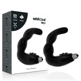 Prostata-Vibrator Genoppt Schwarz