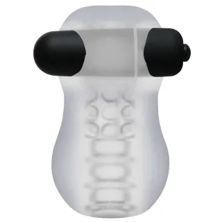 Masturbator-Sleeve GoodHead Helping Head Pro mit Vibration Durchsichtig 7,6 cm