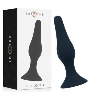 Analplug Level 4 Schwarz 15,5 x 3,5 cm