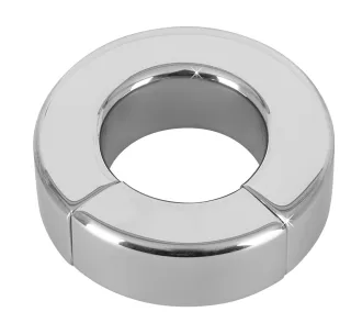 Magnetic Ball Stretcher magnetischer Penisring/Hodenstretcher Silber