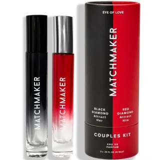 Parfüm-Set Matchmaker Couples Kit Black und Red Diamond 2 x 10 ml