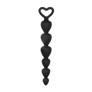 Analkette Silikon Schwarz 14,8 x Ø 2,5 cm