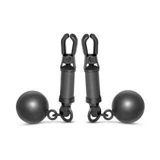 Black Bomber Nippelklemmen Set mit Gewichte