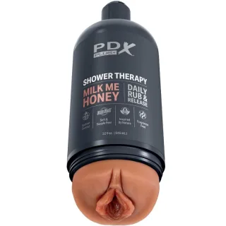 Masturbator PDX Plus Shower Therapy Milk Me Honey Braun 17,8 x 5,1 cm