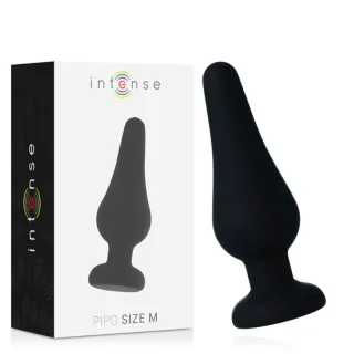 Analplug Pipo M Schwarz 11 x 3,5 cm