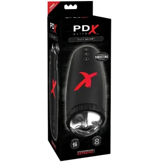 Masturbator PDX Elite Moto-Bator mit Sog und Stoß Schwarz