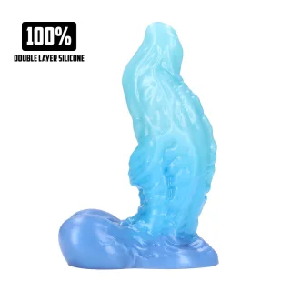 Dildo Aquatic Ravager Silikon Blau 17 x Ø 6,5 cm