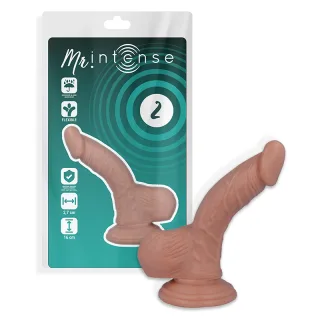 Realistischer Dildo Mr Intense 2 Natur 16 x 2,7 cm