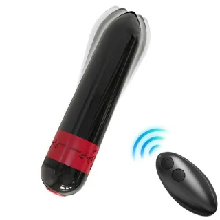 Bullet-Vibrator Rakete mit Fernbedienung Schwarz 9,1 x 1,8 cm