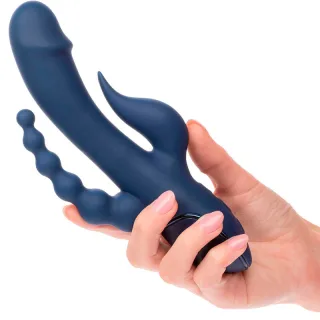 Rabbit-Vibrator Triple Orgasm Blau
