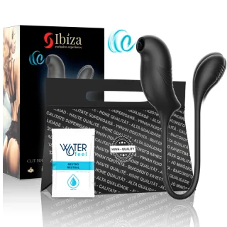 Auflegevibrator Ibiza Technology Sauger mit Vibro-Ei Schwarz