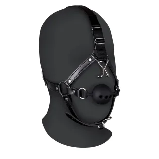 Kopfharness mit Knebel und Nasenhaken