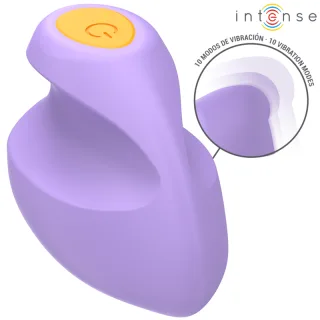 Auflegevibrator Intense Ursula mit zehn Vibrationen Lila