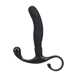 Prostata-Stimulator OptiMALE Smooth P-Massager Schwarz 10,2 x Ø 2 cm