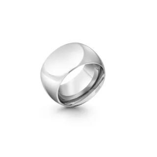 Extra breiter Eichelring aus medizinischem Edelstahl, in gl?nzender Optik Innen ? 25 mm