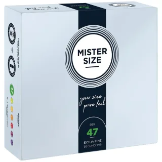 Kondom Mister Size 47 mm extra dünn 36 Stück