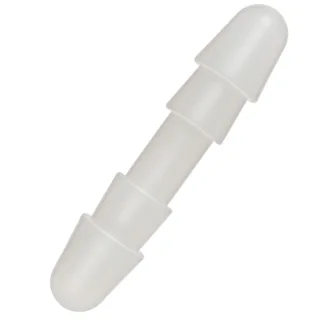 Analplug doppelt Weiß 13,5 x Ø 2,8 cm