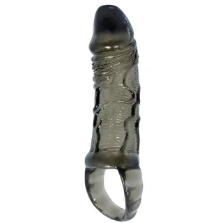 Strap-on Penishülle Brayden mit Hodengurt klein Natur 11,5 cm