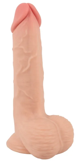 Nature Skin - Dildo mit beweglicher Haut - hautfarben hell