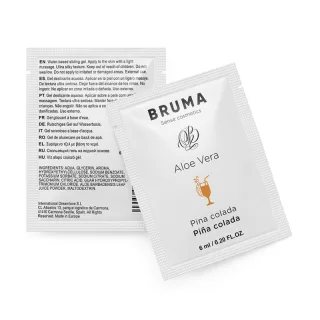 Gleitgel Bruma Aloe Vera Pina Colada auf Wasserbasis Einzeldosis 6 ml