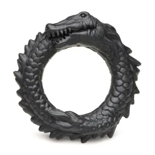 Penisring Kaiman Silikon Schwarz 7,6 cm