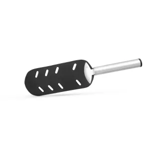 Verlockendes SM Paddel aus Leder, mit Edelstahlgriff