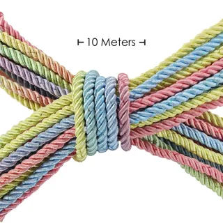 Bondage-Seil aus Polyester Bunt 10 m