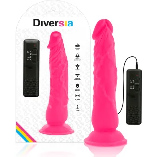 Dildo flexibel vibrierend Rosa 21 x 4,9 cm