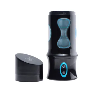Masturbator LoveBotz Beat It rotierend und pulsierend Schwarz 36,2 cm