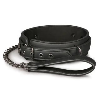 Veganes Fetisch-Halsband mit Leine