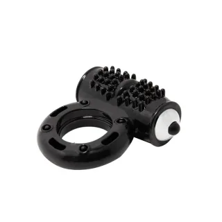 Penisring Power Ring mit Vibration Schwarz